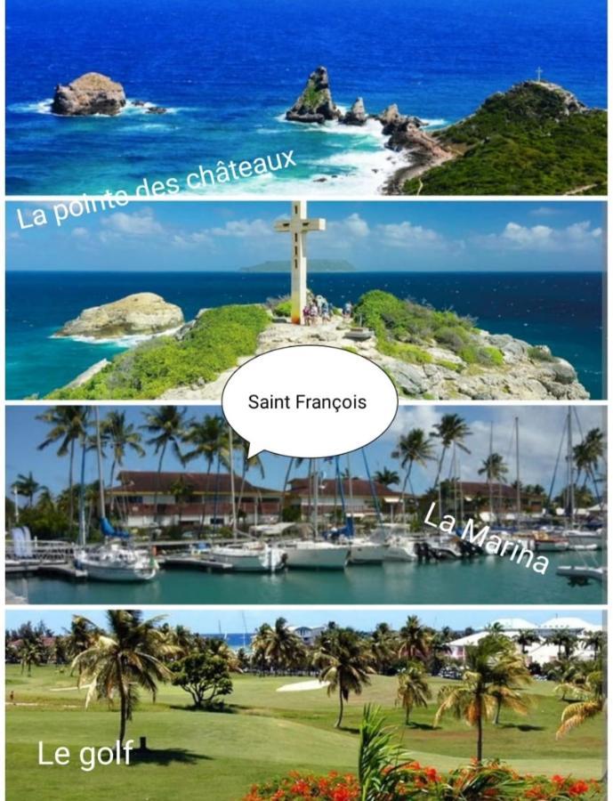 Bungalow Tout Confort Avec Piscine Partagee A 5 Mn De La Mer Saint-Francois (Grande-Terre) Exterior foto